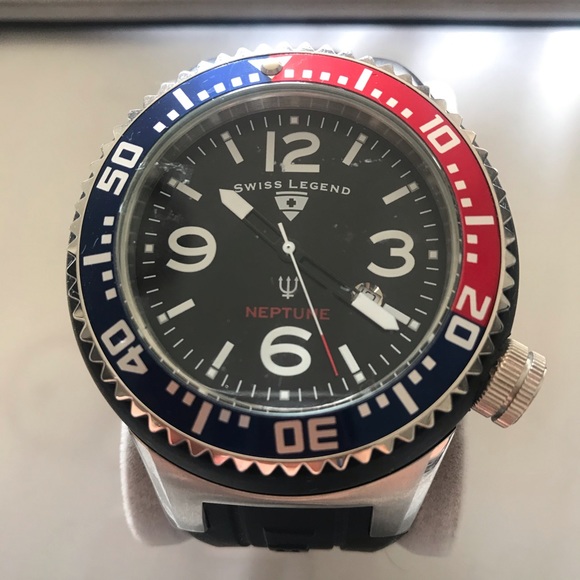 Other - Red and blue Swiss legend watch